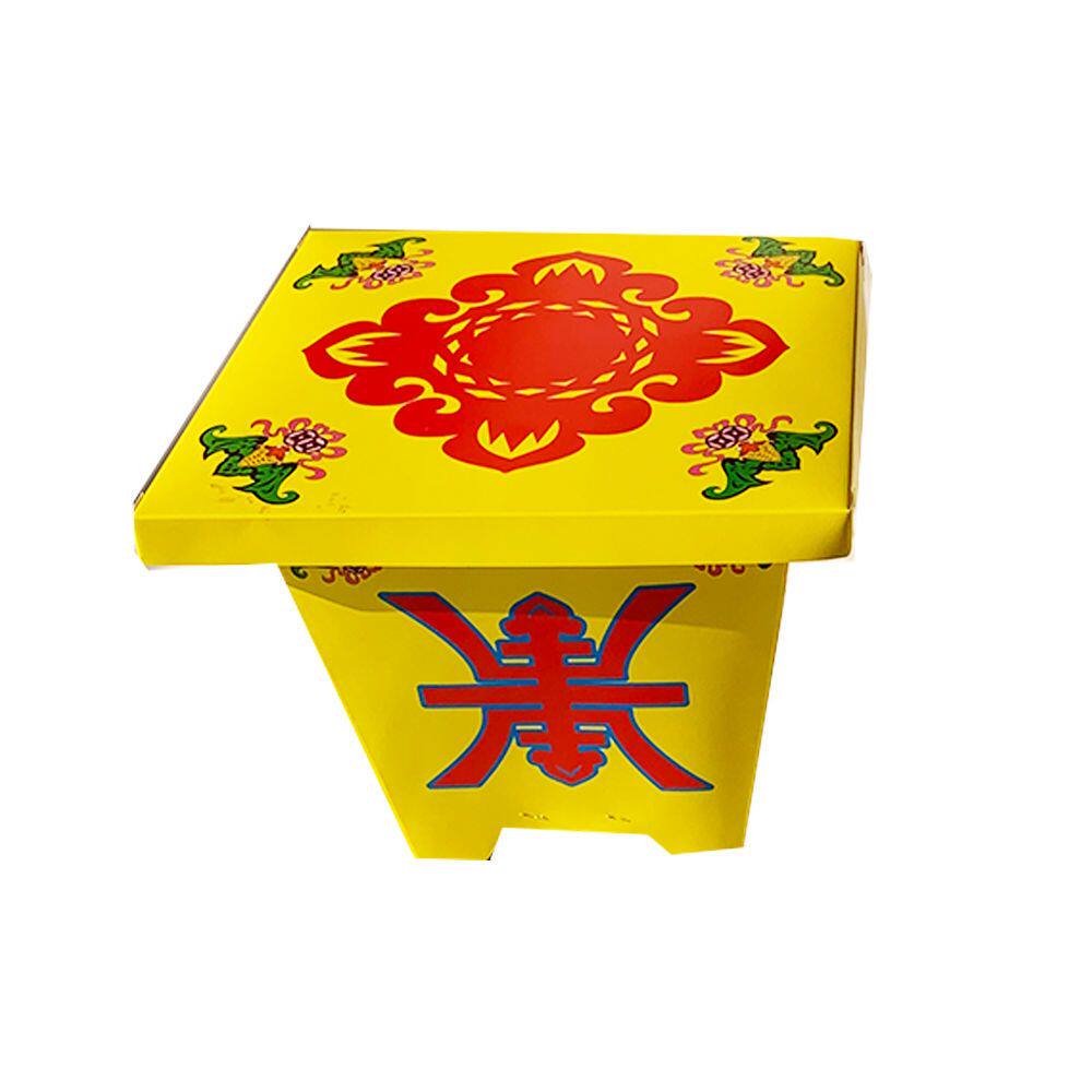 殡葬纸扎黄盆摇钱树花盆纸扎纸活五七周年纸花盆用品大全