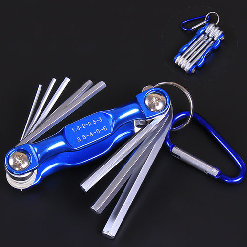 Folding Hex Wrench Metal Metric Allen Wrench set Hexagonal S