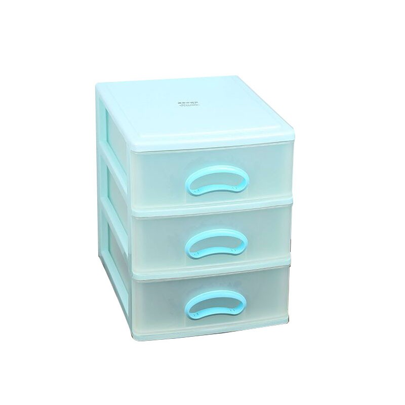 办公桌面收纳盒简约塑料小抽屉式置物架书桌上学生文件储物箱多层