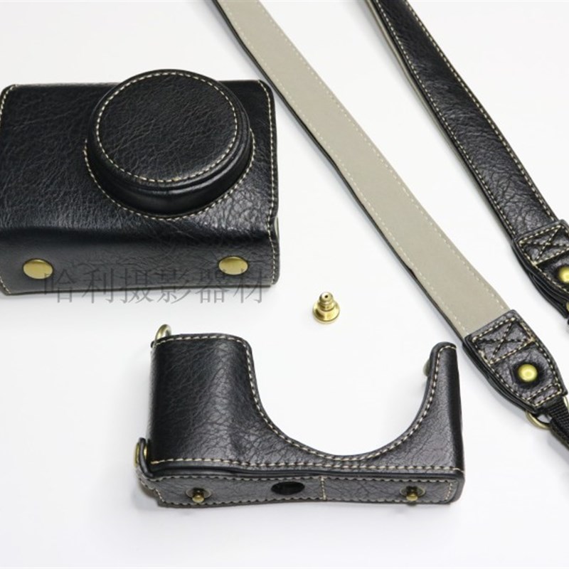 适用于理光GR2相机包GR3X保护套gr3皮套GRII GRIII相机套半套底座