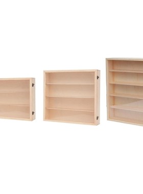 Diecast Car Display Cabinet Model Car Display Case Wood