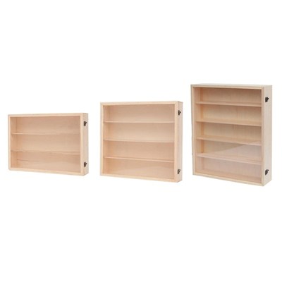 Diecast Car Display Cabinet Model Car Display Case Wood