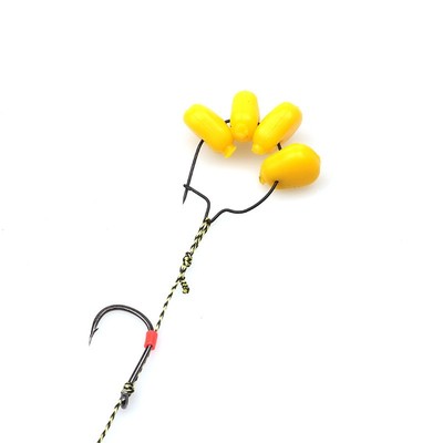 20PCS/Set Carp Fishing Maggot Clip Fishing Bait Ring Hooks B