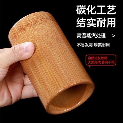 碳化竹火罐家用竹罐子竹筒拔火罐全套一整套中医专用罐祛湿竹罐