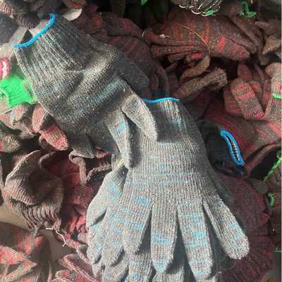 新款直销残次品手套劳保二级品棉线手套耐磨机械厂耐油一次性修车