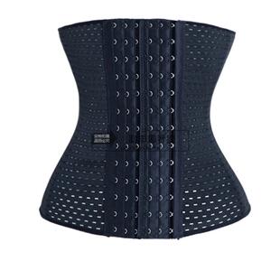 新款直销外贸现货四季款收腹带不卷边钢骨瘦腰带收束腰带六排13扣