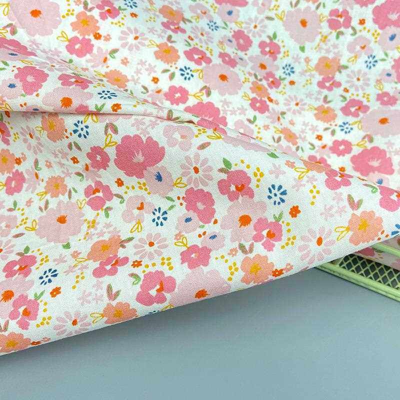 新款直销现货40支全棉印花面料 水印植物印花童装布料 连衣裙衬衫,纺织面料/辅料/配套,棉麻面料,淘宝优惠券,粉丝福利购,淘宝优惠卷