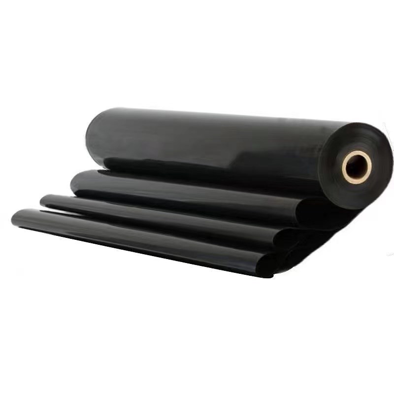 黑色鱼塘防渗膜防水膜藕池虾池塑料膜蓄水池塘膜鱼池养殖膜土工膜