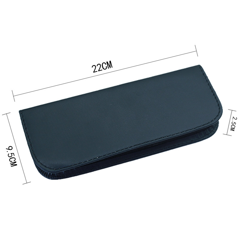 美发剪刀包理发店专业便携剪刀包美发收纳工具黑色简约剪刀包专业