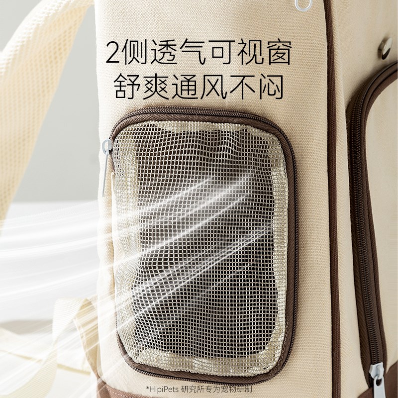 猫咪外出便携双肩包宠物胸前包猫包冬天冬季保暖小狗携带胸前狗包