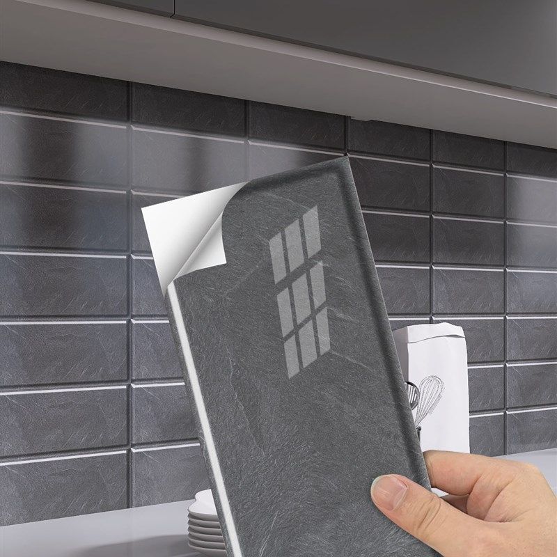 一套10片高亮水晶仿大理石纹化妆室防水自黏贴纸厨房防油耐高温,家居饰品,瓷砖贴,淘宝优惠券,粉丝福利购,淘宝优惠卷