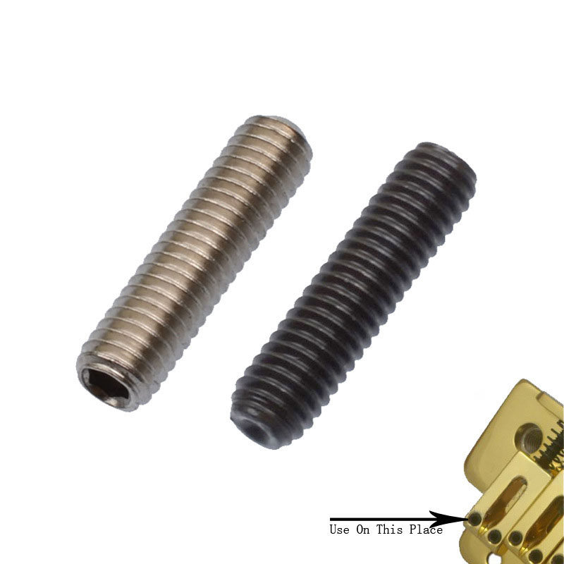 电吉他贝司琴桥鞍马琴码弦条高度调节固定螺丝母钉单摇颤音内六角