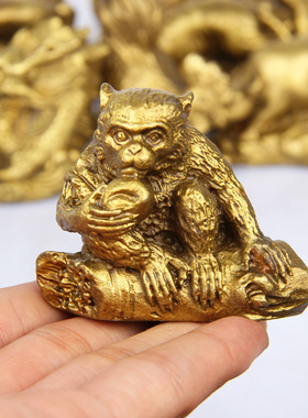 铜十二生肖摆件铜鼠牛虎属兔龙蛇马羊猴鸡狗猪摆件 铜生肖 摆件