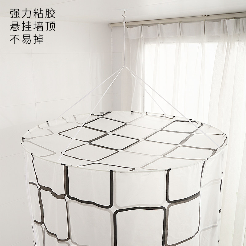 圆形洗澡浴罩冬天家用浴帐加厚可折叠汗蒸保温罩帐篷浴室防水浴帘