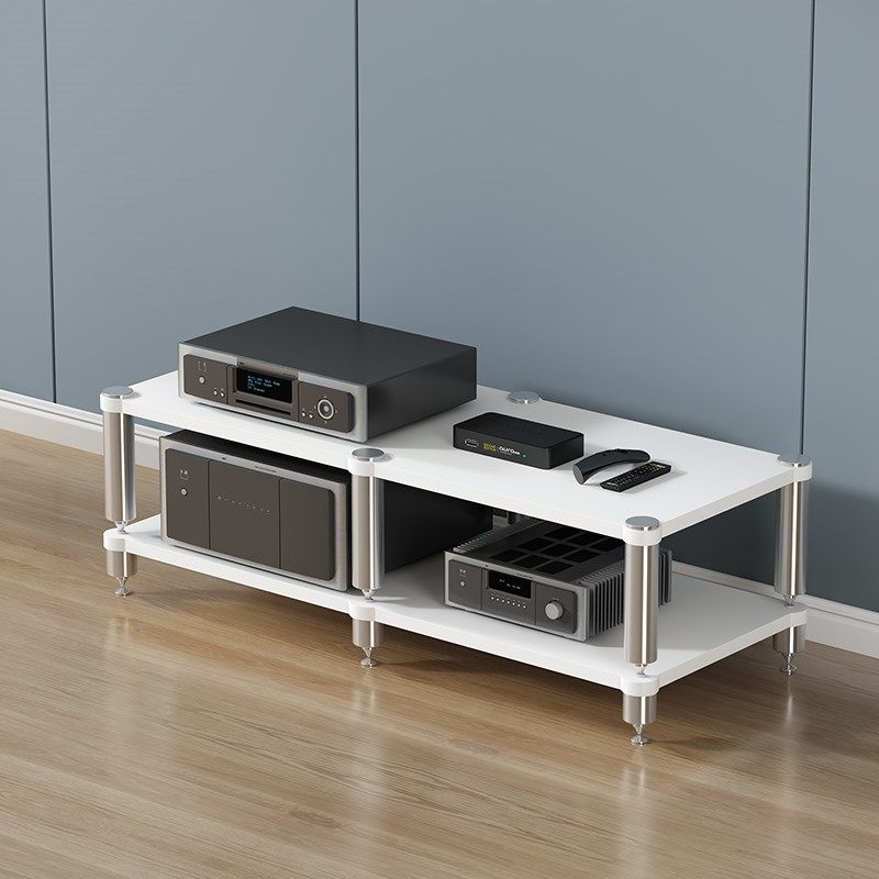 功放机柜多功能影音器材设备架电视柜避震影院双机位三机位联排款