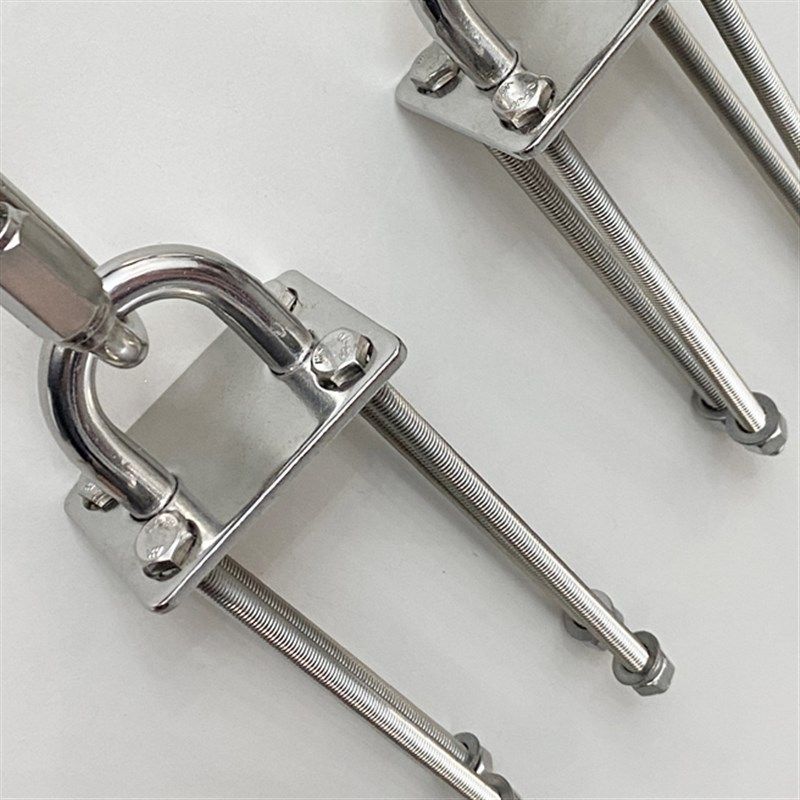 防倒链广场大门防坠防倒塌防倒铰链地弹簧门扇加固对穿安装配螺杆