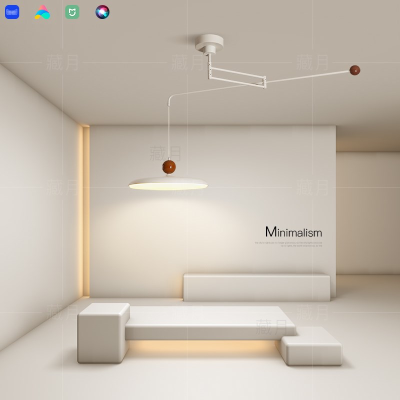 创意led吊灯摇臂餐厅灯可移位吧台餐桌灯客厅卧室灯2025新款灯具