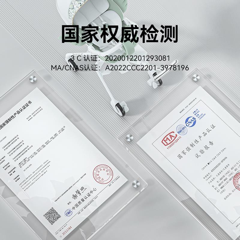 卡曼溜娃神器折叠儿童高景观轻便婴儿车推车可坐可躺0到3岁