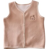 女童马甲春秋款 背心儿童秋冬内穿加绒加厚保暖马夹 外穿奥粒绒开衫