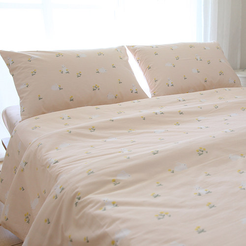 小白兔枕套一对装纯棉枕头套4874cm全棉单个高端枕芯内胆套家用