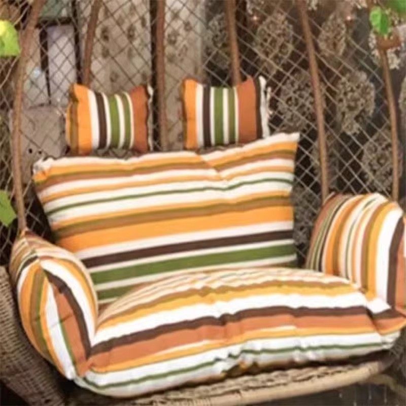 定制单人吊篮垫吊椅摇椅坐垫双人秋千藤椅棉垫靠垫加厚可拆洗包邮