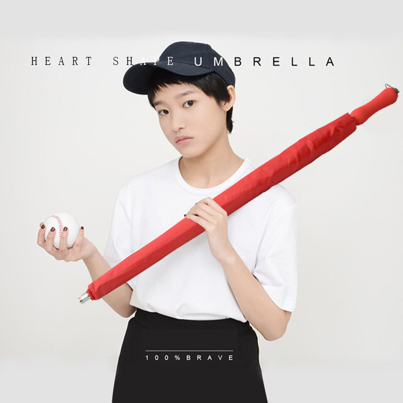 大红色新娘伞花边心形长柄婚伞手动雨伞婚庆新娘结婚道具喜庆婚伞