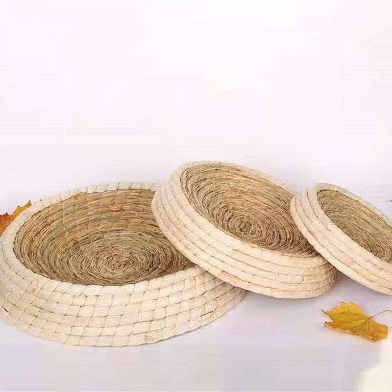 猫窝加大号碗形猫抓板猫窝猫玩具藤窝草柳编猫碗磨爪猫爪盒大包邮