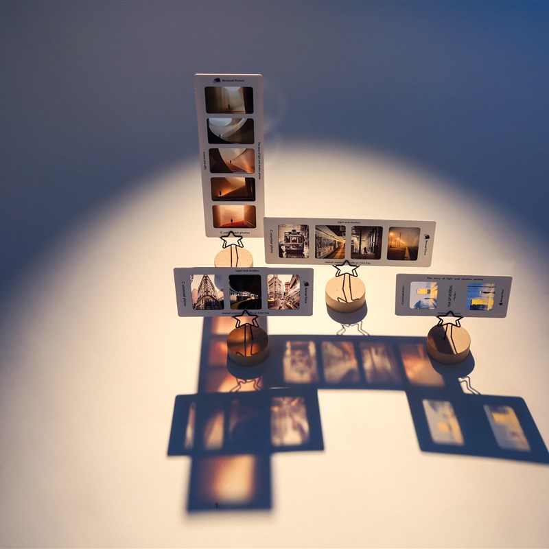 【来图定制】光影照片反转胶片幻灯片创意礼品装饰diy光影书签