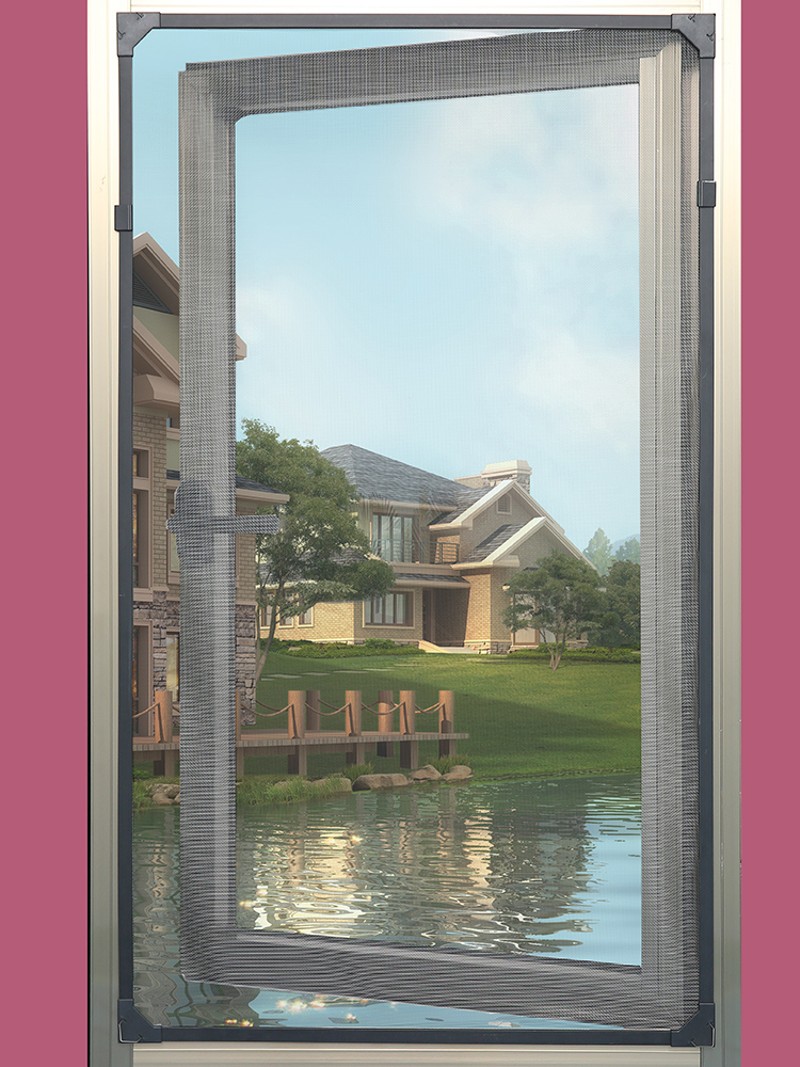 成品自粘磁性纱窗DIY软纱窗磁条简易门帘居家自用