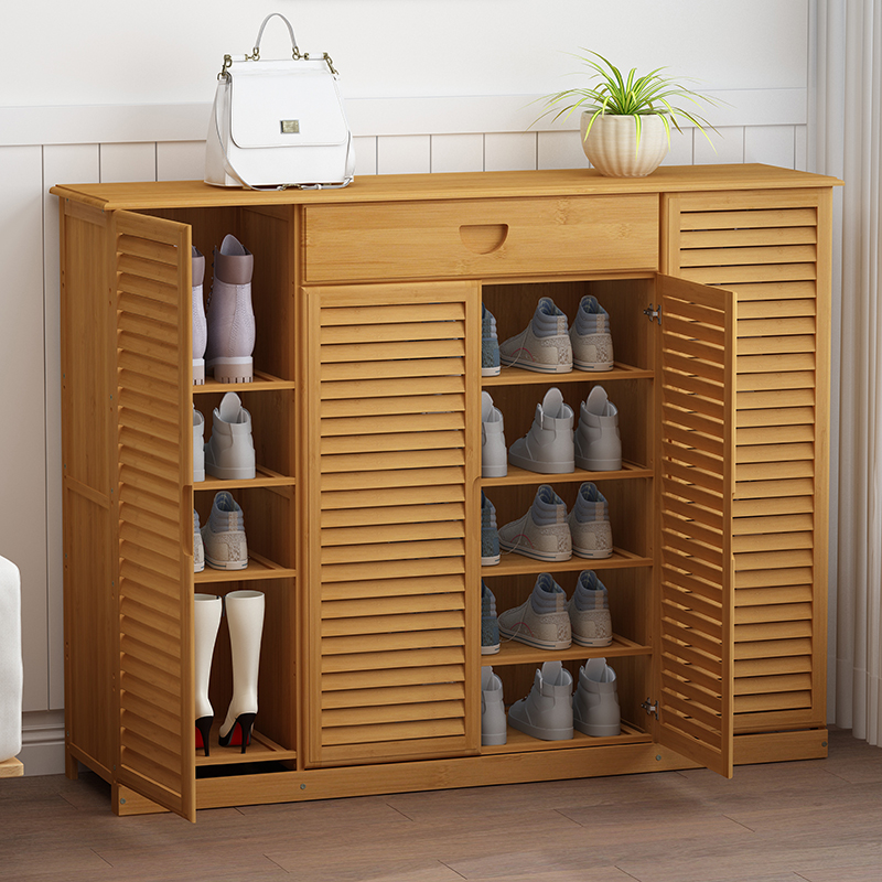 鞋柜简易家用门口室内好看多层经济型收纳置物架实木宿舍防尘鞋架