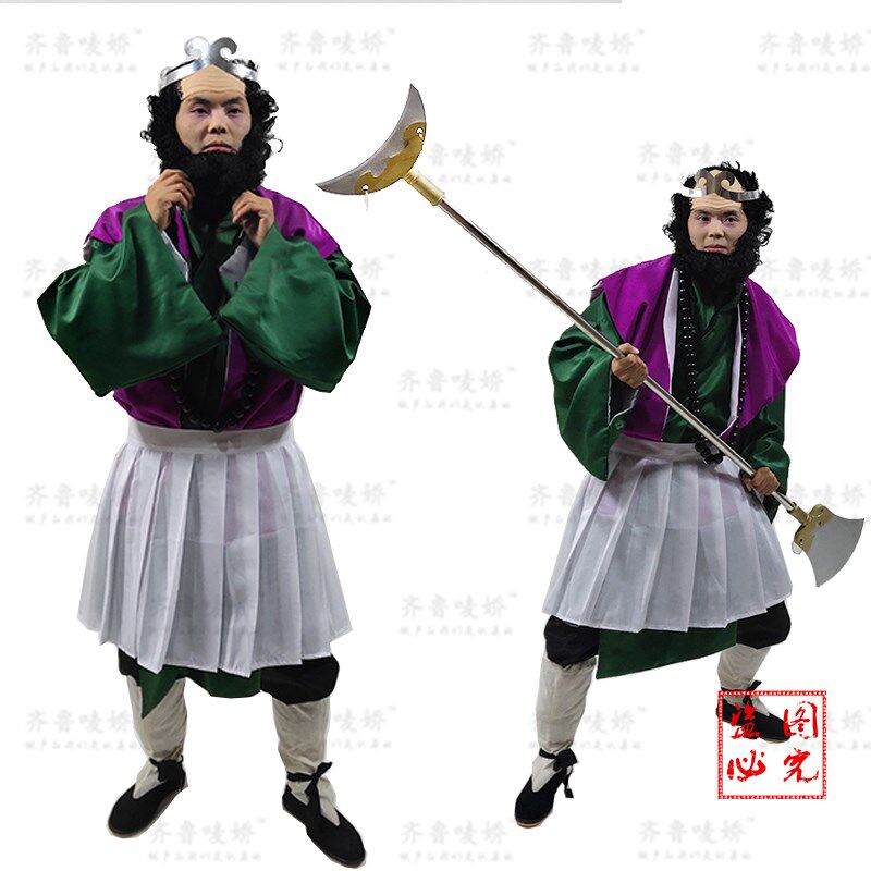 沙僧服装全套西游记师徒四人服装孙悟空演出服猪八戒套装兵器唐僧