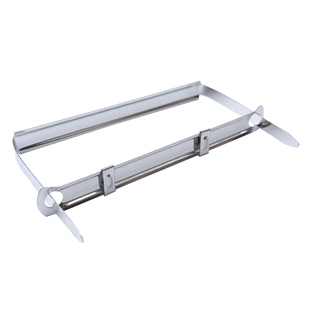 金属装订夹80mm铁质打孔夹条五金两孔夹扣铁质装订夹 50个/盒