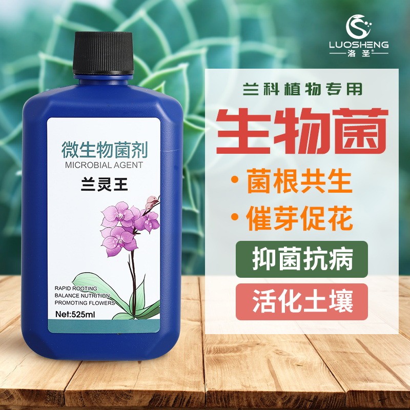 兰灵王兰科专用营养液肥料君子兰蝴蝶兰墨兰催芽生根促花EM菌群