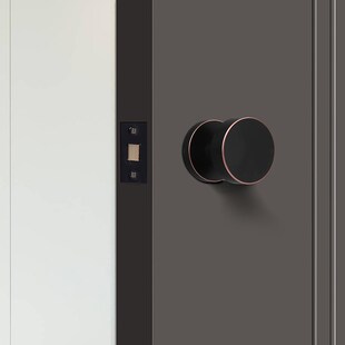 锁卧室内静音隐形锁具门把手合金木门整套吸磁家用通用大门型门锁