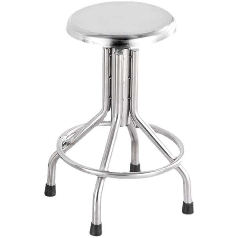 不锈钢凳子手术凳实验室凳304螺旋升降凳酒吧椅吧台凳车间工厂椅