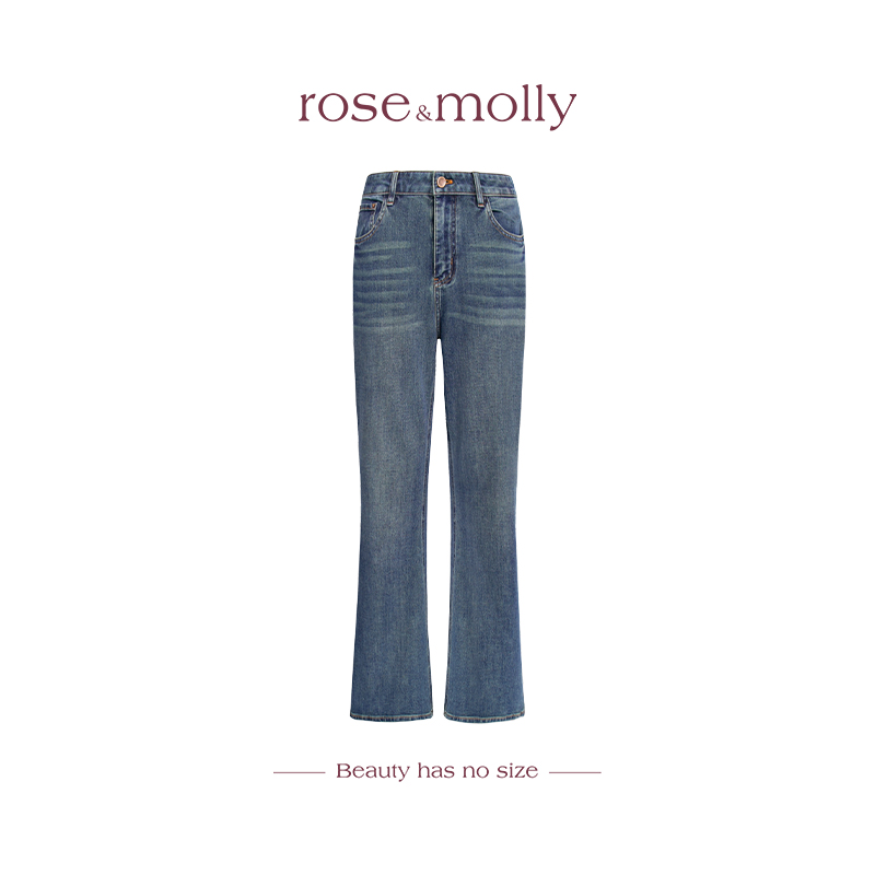 ROSEMOLLY显瘦百搭微喇裤