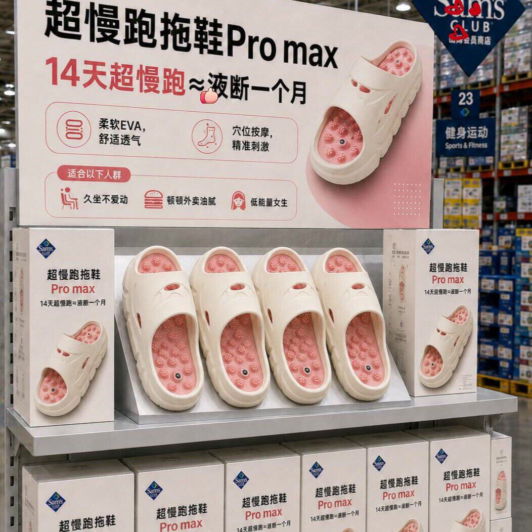 超慢跑拖鞋脚底穴位按摩鞋指压板凉拖鞋浴室洗澡脚底刺激防滑凉拖