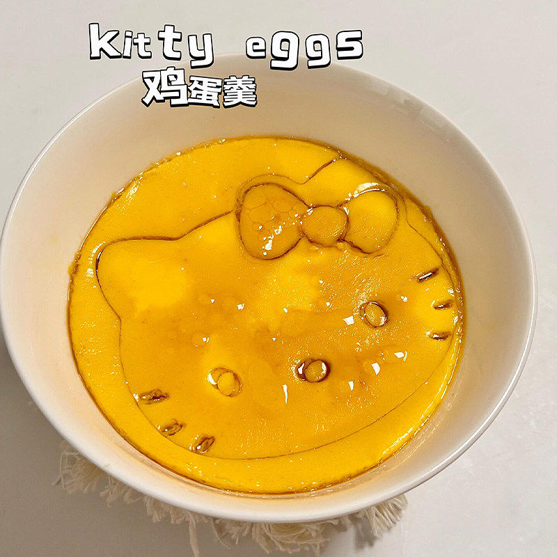 可爱猫咪鸡蛋羹模具3D立体食品级家用按压式宝宝辅食水蒸蛋压模