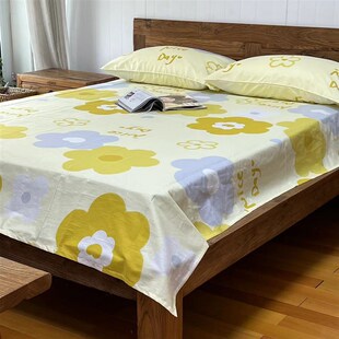 刘大姐家 床单被套单件纯棉斜纹单双人全棉不起球被罩180x200x230