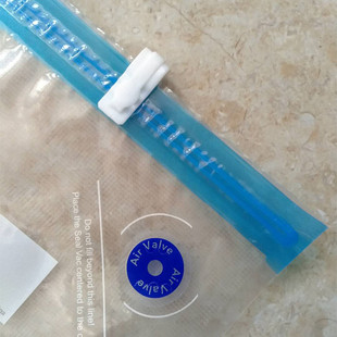 自封袋封口夹压缩袋密封扣气阀袋口划片塑料袋收纳整理拉边扣通用