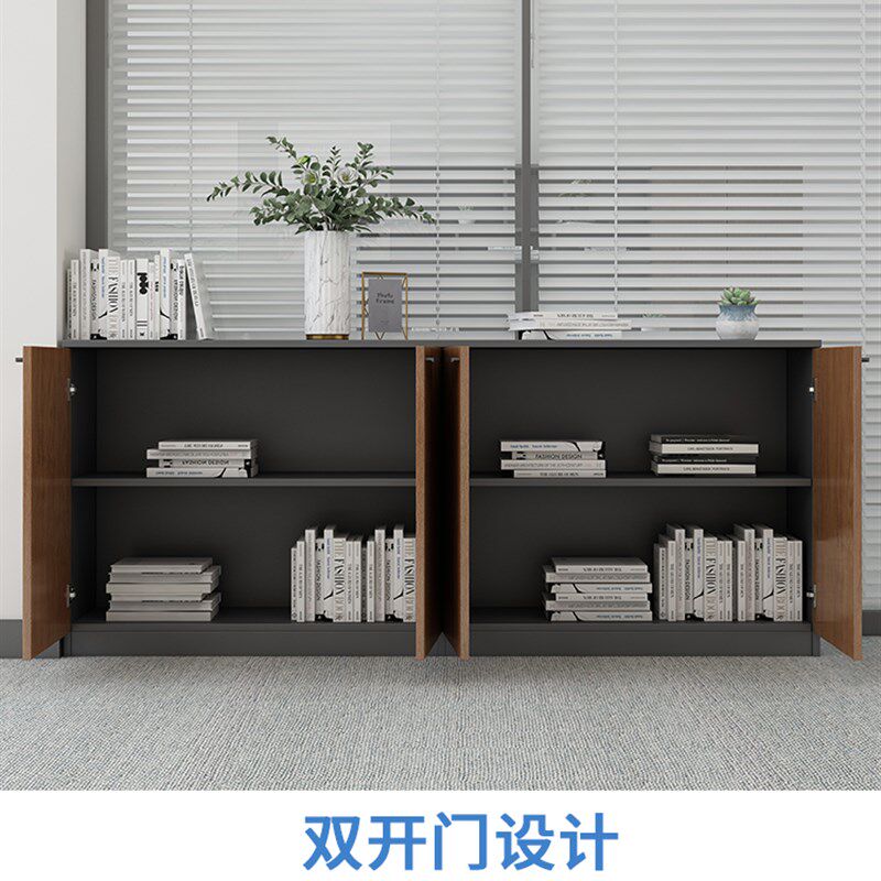 新款办公室隔断柜组合矮柜文件柜储物柜复印机底座柜办公柜桌边柜