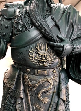 定制关公雕塑玻璃钢关羽雕像人物铸铜刘备张飞桃源三结义大型摆件