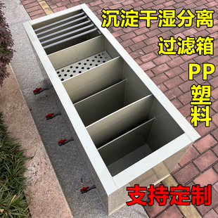 鱼缸上滤干湿分离过滤盒锦鲤缸侧滤过滤器大型鱼池过滤槽带沉淀仓