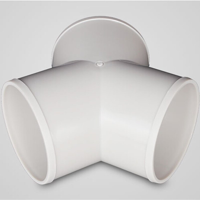 Y型三通塑料PVC正三通接头软管分叉三通1I00/150风机通风管道分流