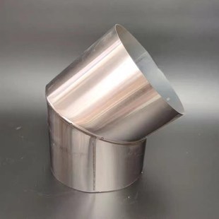 45度角不锈钢弯头直径p10~30公分土灶炉子烟筒烟囱排烟管90度弯脖