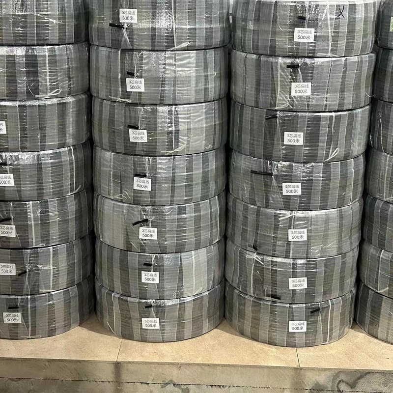 扁线自动门专用三i芯线 3 4 6 8芯扁平纯铜电线控制器电机随行电