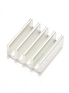 3D打印机 9*9*5mm 铝质散热片 银色 黑色背胶 A4988专用散热块器