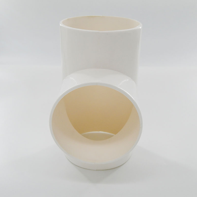 通风排气T型Y型三通异型三通 油烟机正三通排烟P管风管接头100mm