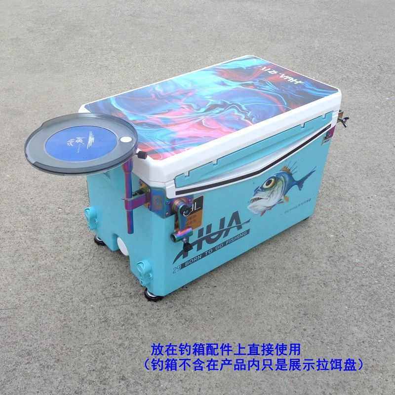 单层一线立钩拉饵盘浮水拉丝盘强磁饵料盒钓椅钓箱通用饵料钓鱼,户外/登山/野营/旅行用品,饵料盒,淘宝优惠券,粉丝福利购,淘宝优惠卷