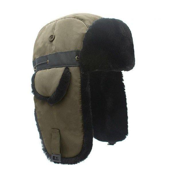 Thermal Hat Adjustable Winter Trapper Hat Warm Windproof